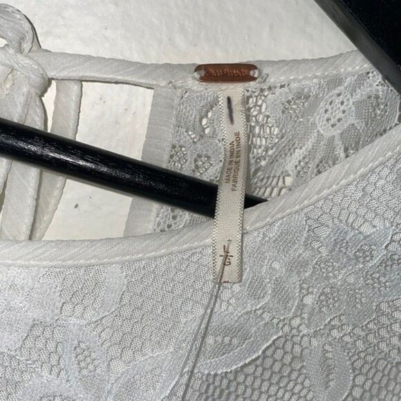 Free People Songbird Mini Dress White Size Large - Picture 13 of 13